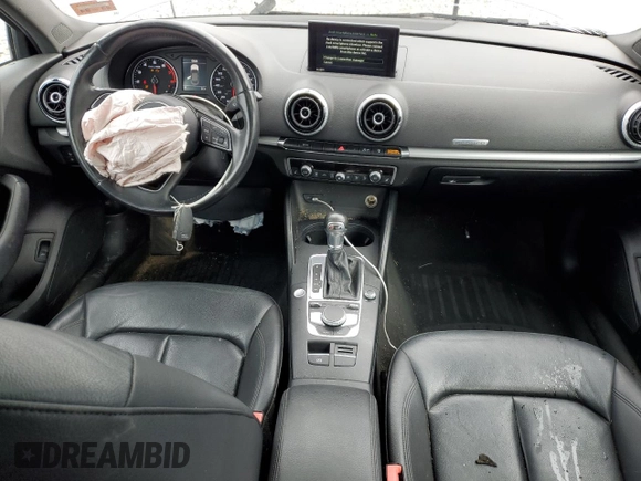 2017 Audi A3 Sedan Premium with VIN WAUB8GFF4H1015786, listed as a Copart auction lot 51409564 with 97,117 mi miles and Salvage Title. Bid and sale history available at carsss.com. Image 8.