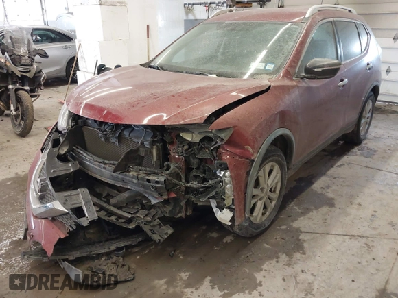2016 Nissan Rogue SL with VIN KNMAT2MV9GP696498, listed as a IAAI auction lot 41744142 with 120,600 mi miles and . Bid and sale history available at DreamBid. Image 6.