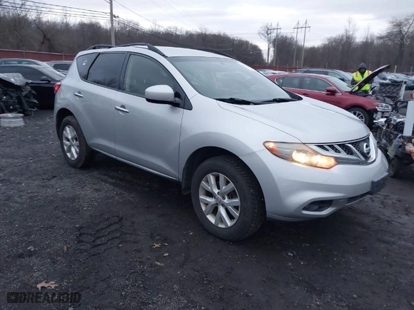 2013 Nissan Murano SL with VIN JN8AZ1MW1DW321888, listed as a IAAI auction lot 41138265 with 75,701 mi miles. Bid and sale history available at carsss.com. Image 1.