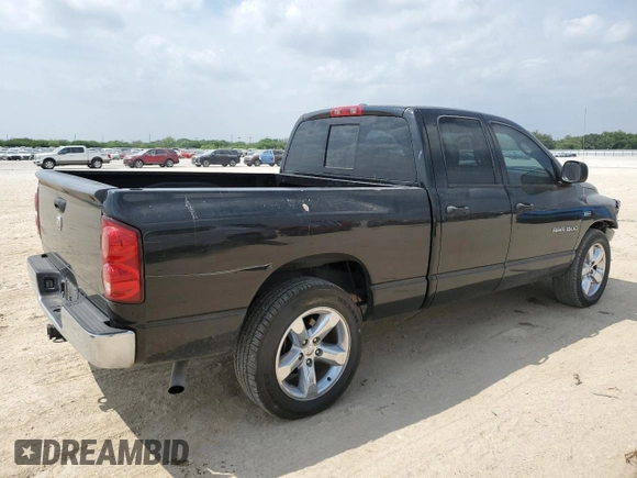 2007 Dodge Ram 1500 SLT with VIN 1D7HA18297S243676, listed as a Copart auction lot 53876635 with 269,766 mi miles and Salvage Title. Bid and sale history available at carsss.com. Image 3.