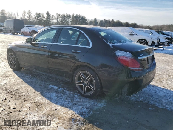 2020 Mercedes-Benz C 300 with VIN 55SWF8EBXLU327611, listed as a Copart auction lot 42050895 with 61,785 mi miles and Salvage Title. Bid and sale history available at DreamBid. Image 2.
