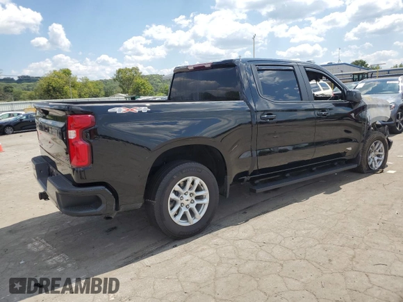 2022 Chevrolet Silverado 1500 RST with VIN 1GCUDEET0NZ630075, listed as a Copart auction lot 85716684 with Not Provided miles and Clean Title. Bid and sale history available at DreamBid. Image 3.