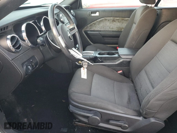 2008 Ford Mustang Deluxe with VIN 1ZVHT84N385188345, listed as a Copart auction lot 83566164 with 74,855 mi miles and Salvage Title. Bid and sale history available at carsss.com. Image 7.
