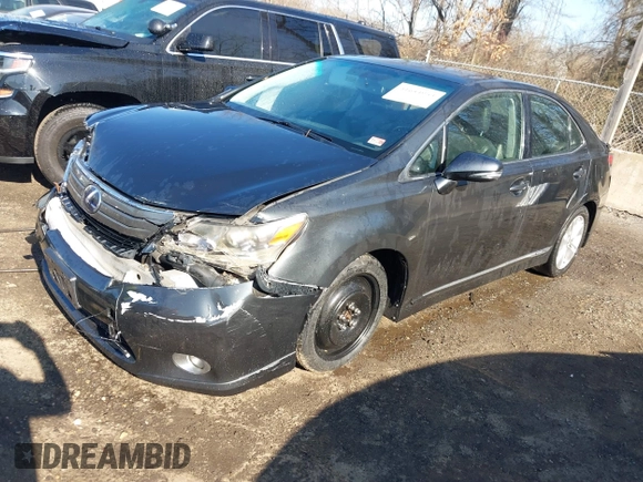 2010 Lexus HS 250h with VIN JTHBB1BA1A2020373, listed as a IAAI auction lot 41644953 with 221,122 mi miles and . Bid and sale history available at DreamBid. Image 2.