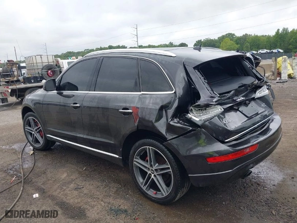 2016 Audi Q5 Premium with VIN WA1C2BFP9GA086706, listed as a IAAI auction lot 39970826 with 164,191 mi miles. Bid and sale history available at carsss.com. Image 3.