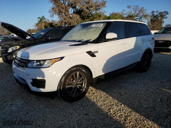 2017 Land Rover Range Rover Sport SE with VIN SALWG2FV7HA667554, listed as a Copart auction lot 77099824 with 0 mi miles and Salvage Title. Bid and sale history available at carsss.com. Image 1.