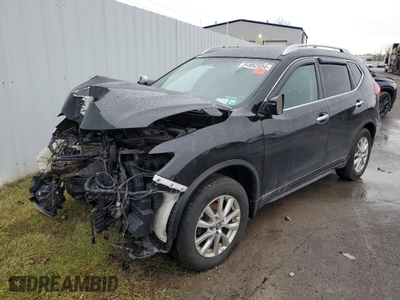 2017 Nissan Rogue SV with VIN KNMAT2MV0HP596338, listed as a Copart auction lot 84952954 with 183,617 mi miles and Non Repairable. Bid and sale history available at carsss.com. Image 1.