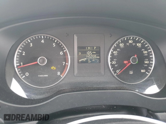 2013 Volkswagen Jetta Sedan SE with VIN 3VWDP7AJ0DM293122, listed as a Copart auction lot 45988205 with 145,268 mi miles and Salvage Title. Bid and sale history available at carsss.com. Image 9.