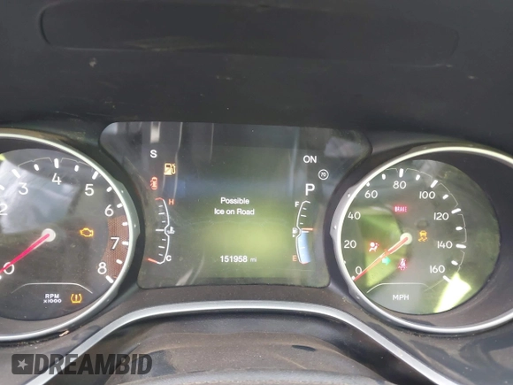 2019 Jeep Compass Latitude with VIN 3C4NJCBB9KT654889, listed as a IAAI auction lot 41406193 with 151,958 mi miles and . Bid and sale history available at DreamBid. Image 7.