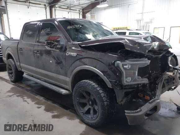 2018 Ford F-150 XL with VIN 1FTEW1EG0JKD08033, listed as a IAAI auction lot 41434712 with 110,386 mi miles. Bid and sale history available at carsss.com. Image 1.