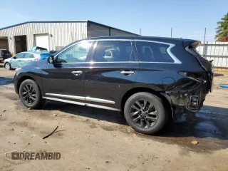 2013 Infiniti JX35 with VIN 5N1AL0MN5DC303289, listed as a Copart auction lot 72367814 with 201,540 mi miles and Salvage Title. Bid and sale history available at carsss.com. Image 2.