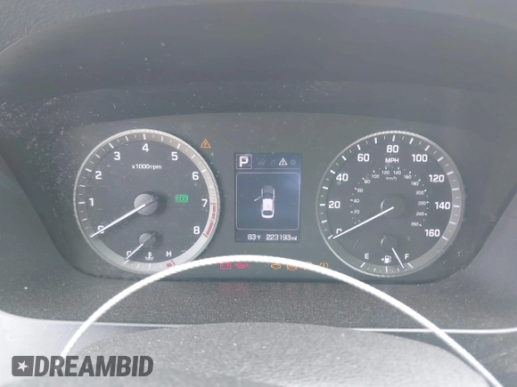 2015 Hyundai Sonata SE with VIN 5NPE24AF8FH119680, listed as a IAAI auction lot 42027807 with 223,193 mi miles and . Bid and sale history available at DreamBid. Image 7.