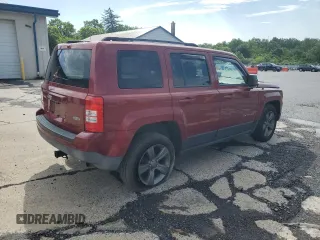 2015 Jeep Patriot High Altitude with VIN 1C4NJRFB4FD106291, listed as a Copart auction lot 63584515 with 65,655 mi miles and Salvage title. Bid and sale history available at DreamBid. Image 3.