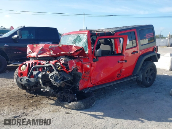 2015 Jeep Wrangler Unlimited Sport with VIN 1C4BJWDG4FL694005, listed as a IAAI auction lot 41971529 with Not provided miles and . Bid and sale history available at DreamBid. Image 17.