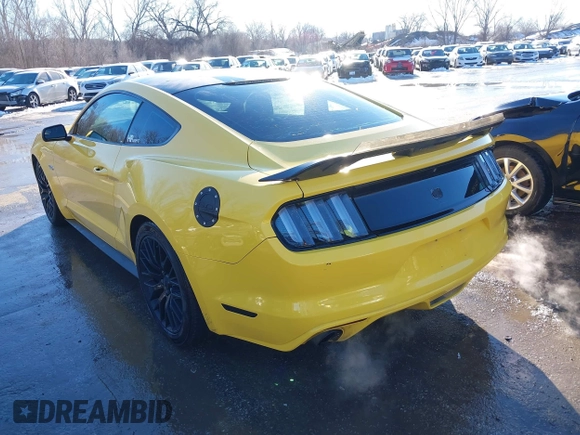 2015 Ford Mustang GT with VIN 1FA6P8CF7F5384249, listed as a IAAI auction lot 41340645 with 112,965 mi miles and . Bid and sale history available at carsss.com. Image 3.