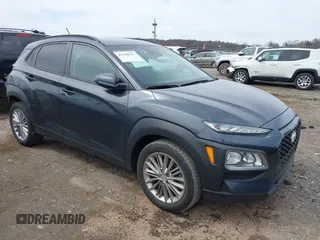 2019 Hyundai Kona SEL with VIN KM8K2CAA5KU352381, listed as a IAAI auction lot 41740117 with 57,044 mi miles and . Bid and sale history available at carsss.com. Image 1.