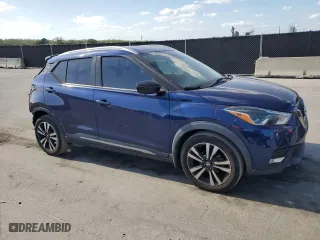 2018 Nissan Kicks SV with VIN 3N1CP5CU8JL518577, listed as a Copart auction lot 53845585 with 71,025 mi miles and Salvage Title. Bid and sale history available at carsss.com. Image 4.