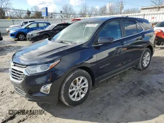 2021 Chevrolet Equinox LT with VIN 3GNAXKEV9MS123611, listed as a Copart auction lot 45012675 with 75,650 mi miles and Salvage title. Bid and sale history available at DreamBid. Image 1.