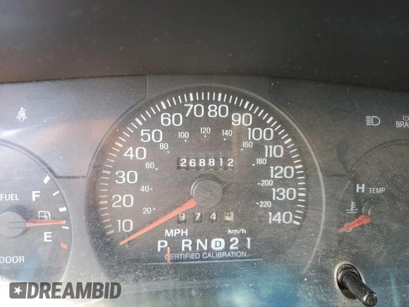 2003 Ford Police Interceptor Street Appear with VIN 2FAFP71W73X148322, listed as a Copart auction lot 55573035 with 268,812 mi miles and Salvage title. Bid and sale history available at DreamBid. Image 9.