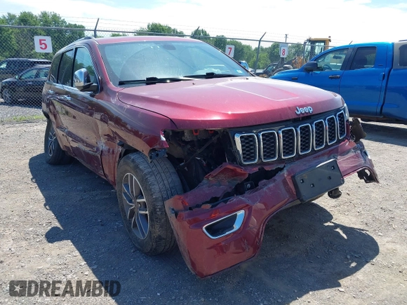 2020 Jeep Grand Cherokee Limited with VIN 1C4RJFBG8LC377356, listed as a IAAI auction lot 42581815 with 88,779 mi miles and . Bid and sale history available at DreamBid. Image 6.