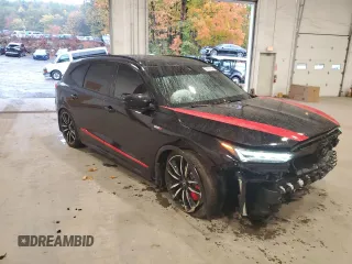 2024 Acura MDX Type S w/Advance Package with VIN 5J8YD8H85RL001335, listed as a Copart auction lot 75613164 with 13,010 mi miles and Salvage Title. Bid and sale history available at carsss.com. Image 4.