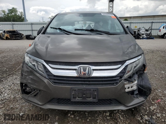 2019 Honda Odyssey EX-L z VIN 5FNRL6H79KB133976, wystawiony jako Copart lot #56988215 z przebiegiem Nie podano mil oraz Szkoda całkowita • Salvage title. Historia ofert i sprzedaży dostępna na DreamBid. Obrazek 5.
