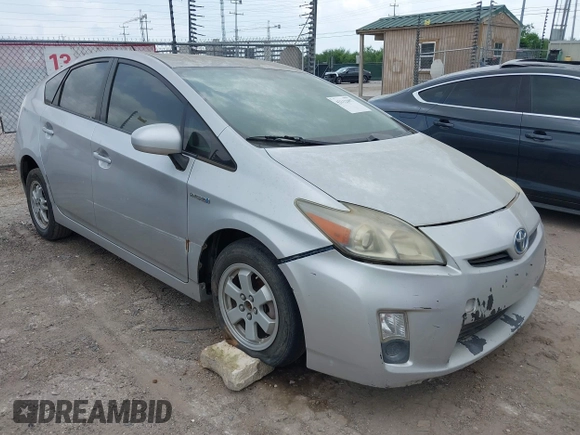 2010 Toyota Prius II with VIN JTDKN3DU9A0208162, listed as a IAAI auction lot 42112697 with 1 mi miles. Bid and sale history available at carsss.com. Image 1.