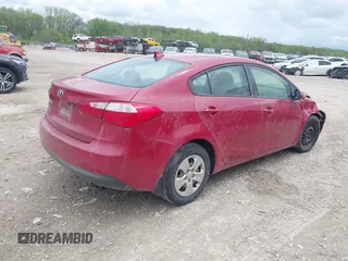 2015 Kia Forte LX with VIN KNAFX4A68F5436703, listed as a IAAI auction lot 42116972 with 146,744 mi miles. Bid and sale history available at carsss.com. Image 4.