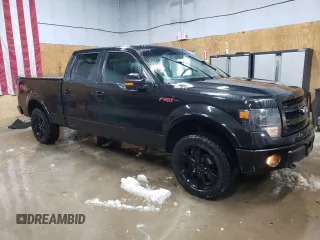 2013 Ford F-150 XL with VIN 1FTFW1EF8DFC90213, listed as a Copart auction lot 44009475 with 138,130 mi miles and Salvage title. Bid and sale history available at DreamBid. Image 4.