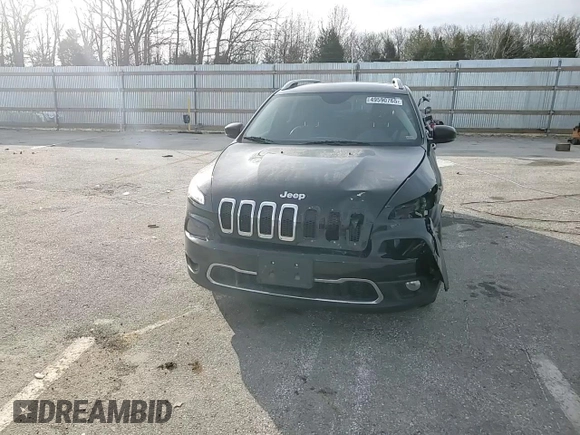 2017 Jeep Cherokee Limited with VIN 1C4PJLDB5HW522379, listed as a Copart auction lot 49590765 with 204,711 mi miles and Salvage Title. Bid and sale history available at carsss.com. Image 12.