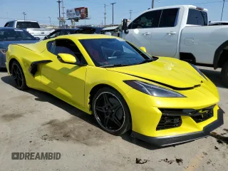2024 Chevrolet Corvette 2LT with VIN 1G1YB2D48R5108980, listed as a Copart auction lot 62026825 with 19,552 mi miles and Salvage title. Bid and sale history available at DreamBid. Image 4.
