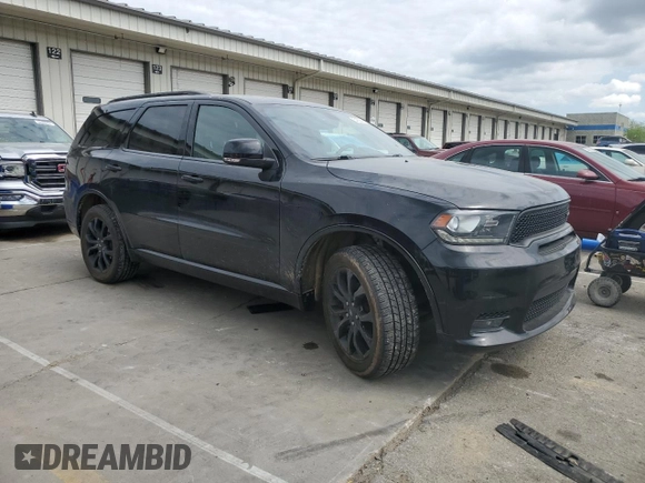 2020 Dodge Durango GT Plus with VIN 1C4RDJDG4LC146901, listed as a Copart auction lot 54250215 with 54,510 mi miles and Salvage title. Bid and sale history available at DreamBid. Image 4.
