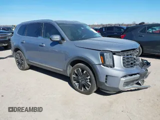 2023 Kia Telluride SX z VIN 5XYP54GC9PG346253, wystawiony jako IAAI lot #41647199 z przebiegiem 23 072 mil mil oraz . Historia ofert i sprzedaży dostępna na DreamBid. Obrazek 1.