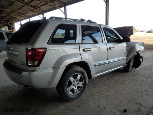 2006 Jeep Grand Cherokee Limited with VIN 1J4HS58216C251630, listed as a Copart auction lot 76988984 with 0 mi miles and Salvage Title. Bid and sale history available at carsss.com. Image 3.