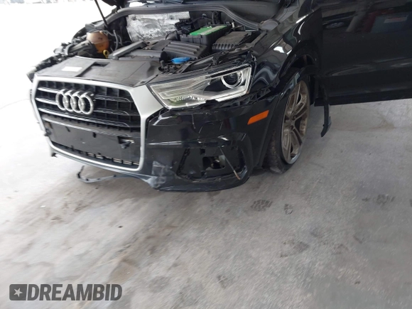 2017 Audi Q3 Premium Plus with VIN WA1HCCFS1HR013054, listed as a IAAI auction lot 42359261 with 148,435 mi miles and . Bid and sale history available at DreamBid. Image 6.