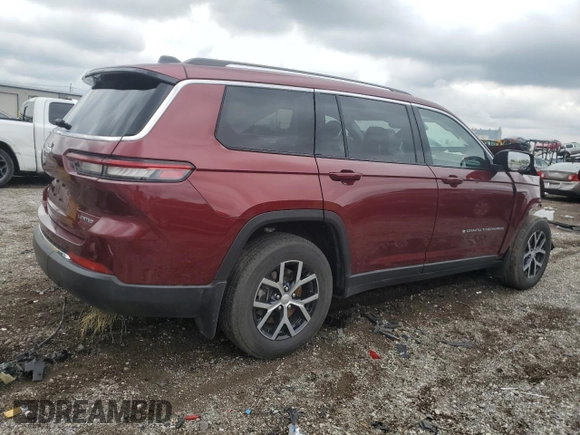 2023 Jeep Grand Cherokee Limited with VIN 1C4RJKBG0P8832220, listed as a Copart auction lot 58559685 with Not provided miles and Salvage title. Bid and sale history available at DreamBid. Image 3.