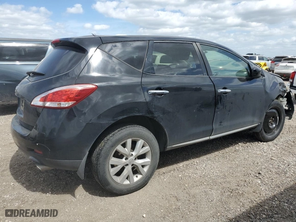 2012 Nissan Murano S with VIN JN8AZ1MU1CW107822, listed as a Copart auction lot 48660695 with 127,050 mi miles and Salvage Title. Bid and sale history available at carsss.com. Image 3.