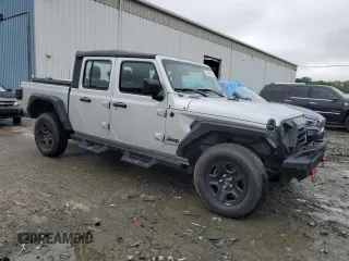 2022 Jeep Gladiator Texas Trail with VIN 1C6HJTAG7NL165957, listed as a Copart auction lot 58309485 with 86,805 mi miles and Salvage title. Bid and sale history available at DreamBid. Image 4.
