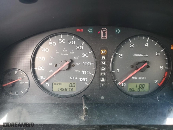 2001 Subaru Legacy Wagon Outback w/RL Equip with VIN 4S3BH675817644845, listed as a Copart auction lot 68561124 with 146,879 mi miles and Clean Title. Bid and sale history available at carsss.com. Image 9.