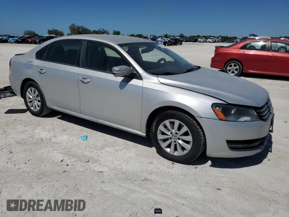 2013 Volkswagen Passat S with VIN 1VWAP7A38DC079906, listed as a Copart auction lot 48803035 with 161,262 mi miles and Non repairable. Bid and sale history available at DreamBid. Image 4.