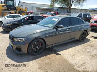 2022 BMW 3 Series M340i xDrive with VIN WBA5U9C08NFM16339, listed as a Copart auction lot 66093714 with 35,420 mi miles and Salvage Title. Bid and sale history available at DreamBid. Image 1.