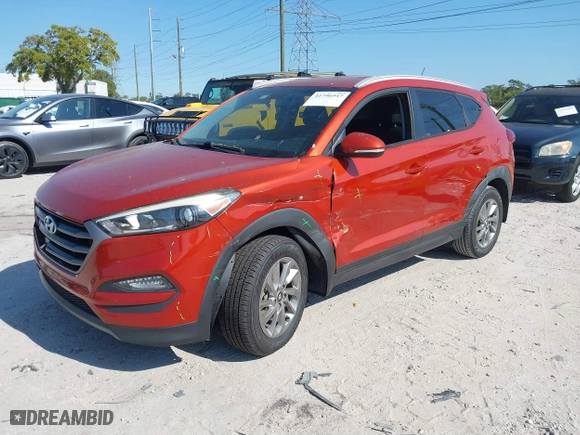 2016 Hyundai Tucson Limited with VIN KM8J33A23GU127742, listed as a IAAI auction lot 41796947 with 115,758 mi miles. Bid and sale history available at carsss.com. Image 17.
