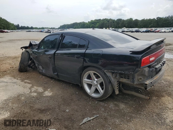 2012 Dodge Charger RT with VIN 2C3CDXCT3CH302984, listed as a Copart auction lot 54577455 with 108,670 mi miles and Salvage Title. Bid and sale history available at DreamBid. Image 2.
