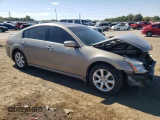 2008 Nissan Maxima 3.5 SL with VIN 1N4BA41E78C828215, listed as a Copart auction lot 73222714 with 124,800 mi miles and Salvage Title. Bid and sale history available at carsss.com. Image 4.