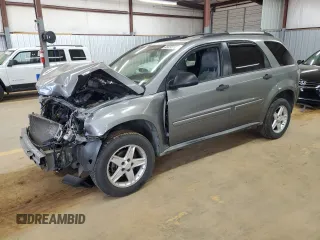 2005 Chevrolet Equinox LS with VIN 2CNDL23FX56191070, listed as a Copart auction lot 48458115 with 192,304 mi miles and Salvage Title. Bid and sale history available at carsss.com. Image 1.
