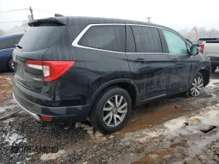 2022 Honda Pilot EX-L with VIN 5FNYF6H52NB009313, listed as a Copart auction lot 44105495 with 67,254 mi miles and Salvage Title. Bid and sale history available at carsss.com. Image 3.