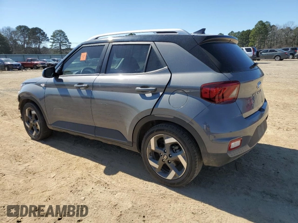2022 Hyundai Venue Limited with VIN KMHRC8A34NU207329, listed as a Copart auction lot 46824715 with 25,463 mi miles and Salvage title. Bid and sale history available at DreamBid. Image 2.