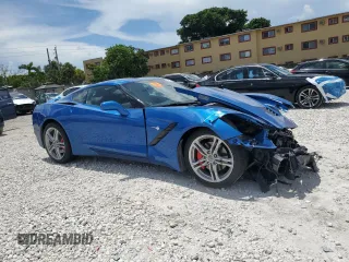 2016 Chevrolet Corvette 1LT with VIN 1G1YB2D79G5118053, listed as a Copart auction lot 64128375 with 14,060 mi miles and Salvage title. Bid and sale history available at DreamBid. Image 4.