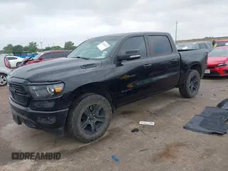 2021 Ram 1500 Lone Star with VIN 1C6RREFT6MN709754, listed as a IAAI auction lot 42189437 with 73,542 mi miles and . Bid and sale history available at DreamBid. Image 2.