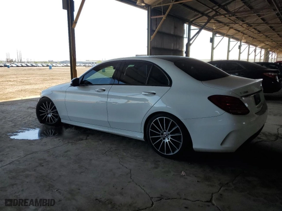 2018 Mercedes-Benz C-Class C 300 with VIN WDDWF4JB1JR397558, listed as a Copart auction lot 52547895 with 46,339 mi miles and Salvage Title. Bid and sale history available at carsss.com. Image 2.